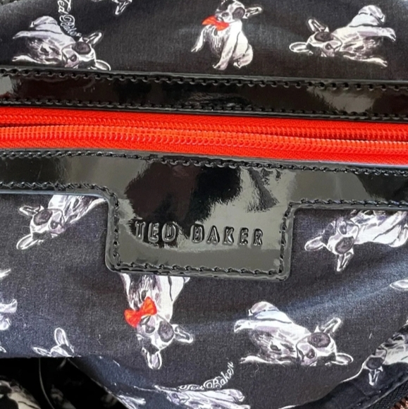 Ted Baker Black Leather crossbody bag Tote Gold Hardware - Picture 9 of 10